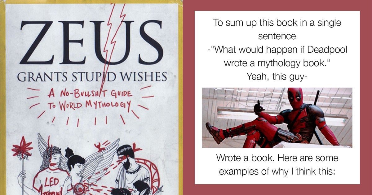 Tumblr User Finds A Mythology Book So Insanely Funny We Doubt It Is Written By Deadpool
