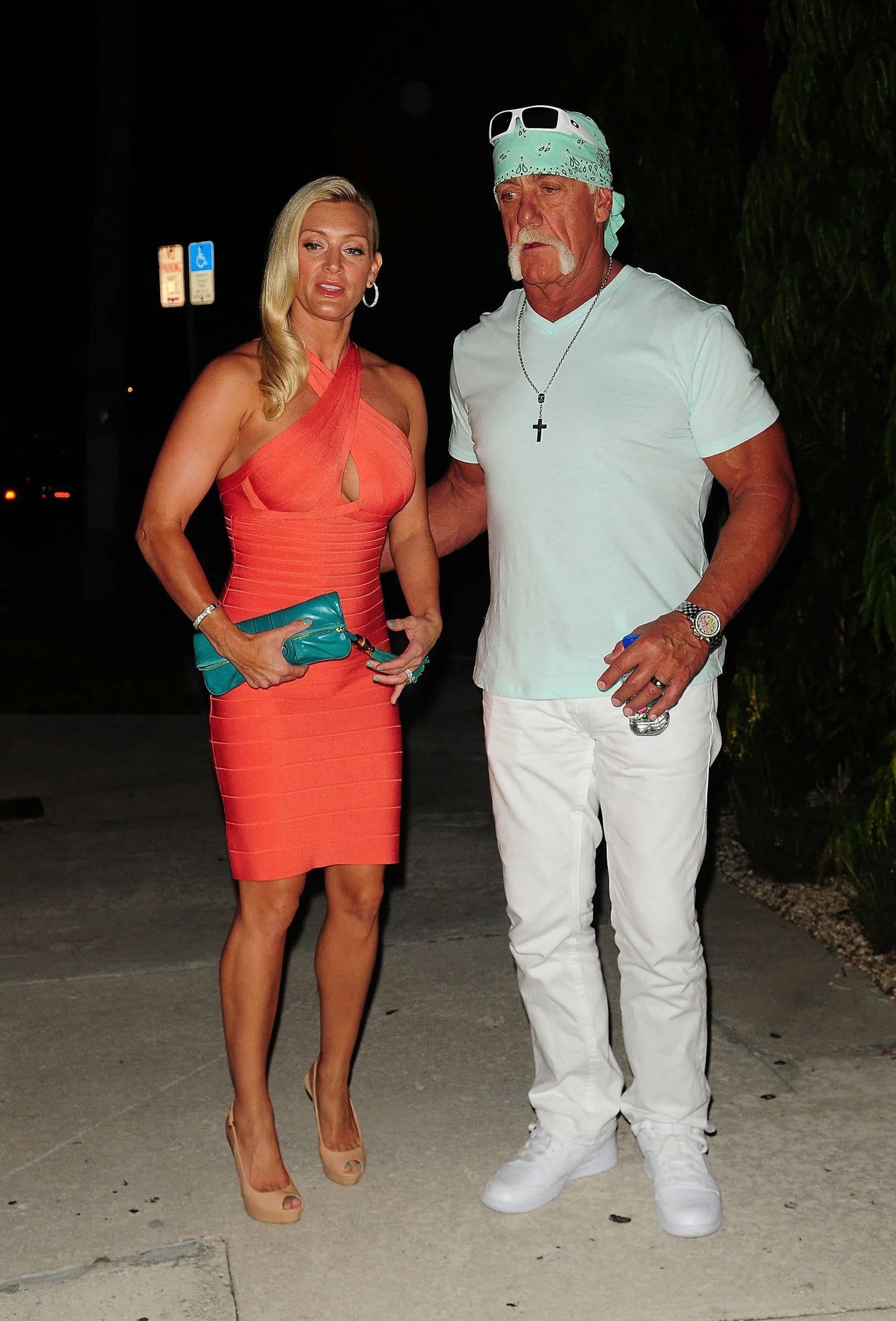 Hulk Hogan with his wife Jennifer