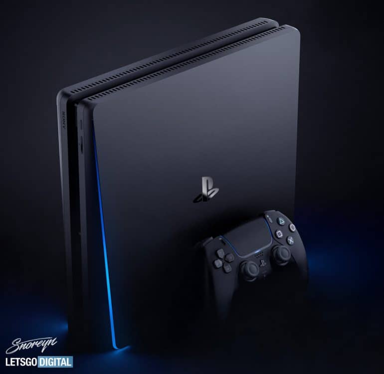 PS5 side profile