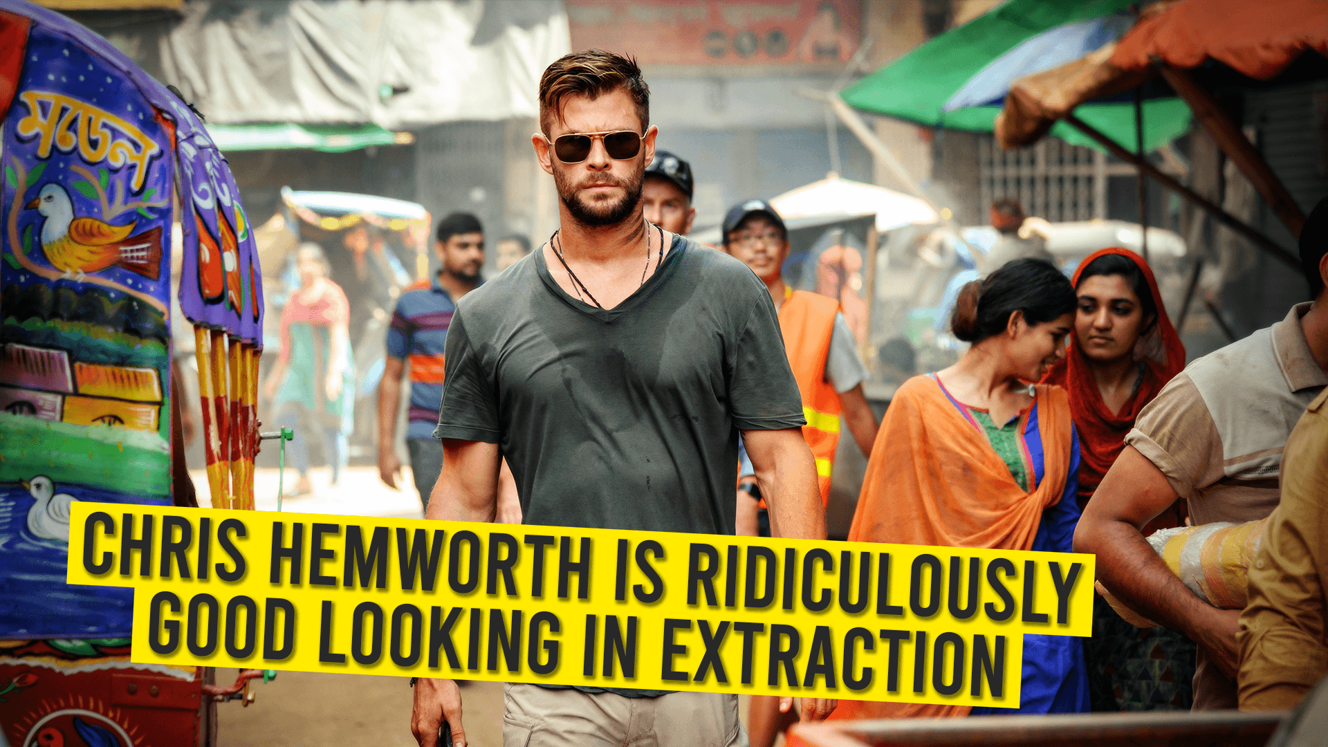 Chris Hemworth Is Ridiculously Good Looking In Extraction