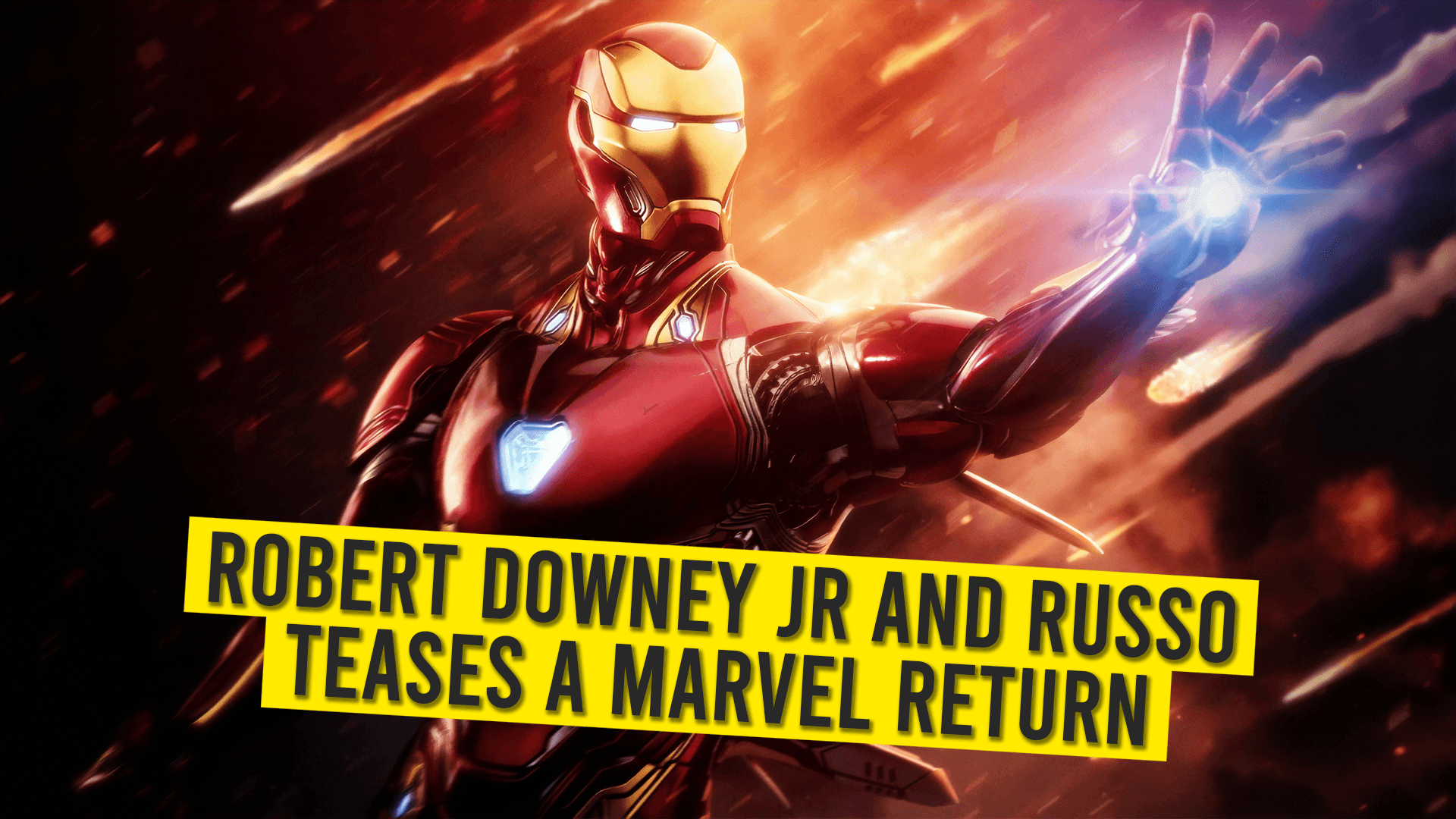 Robert Downey Jr and Russo Teases A Marvel Return