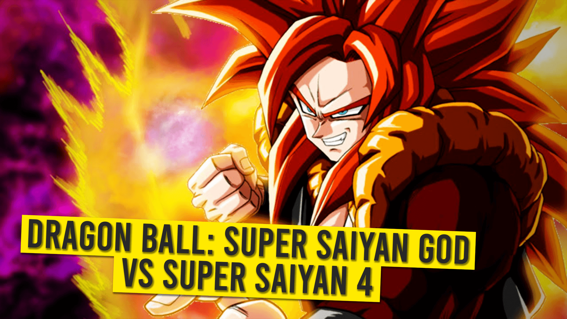 Dragon Ball: Super Saiyan God Vs Super Saiyan 4