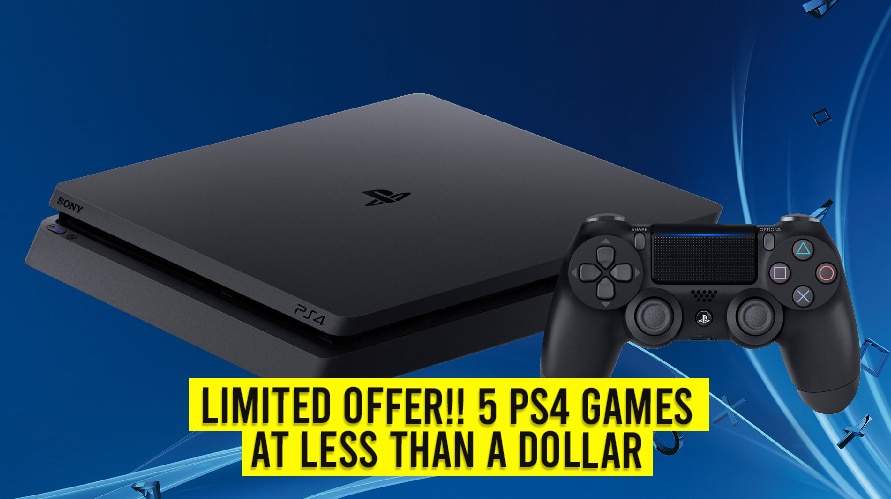 Limited Offer!! 5 PS4 Games At Less Than A Dollar