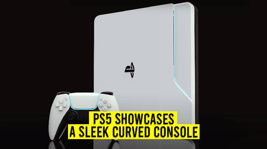PS5 Showcases A Sleek Curved Console