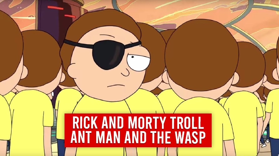 Rick And Morty Troll Ant Man and The Wasp