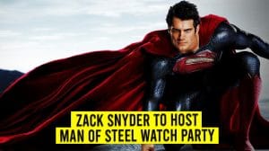 Zack Snyder To Host Man of Steel Watch Party