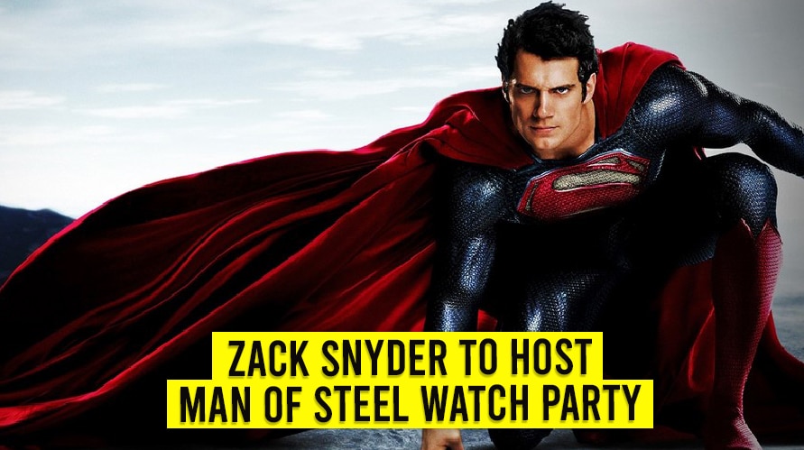 Zack Snyder To Host Man of Steel Watch Party On Facebook