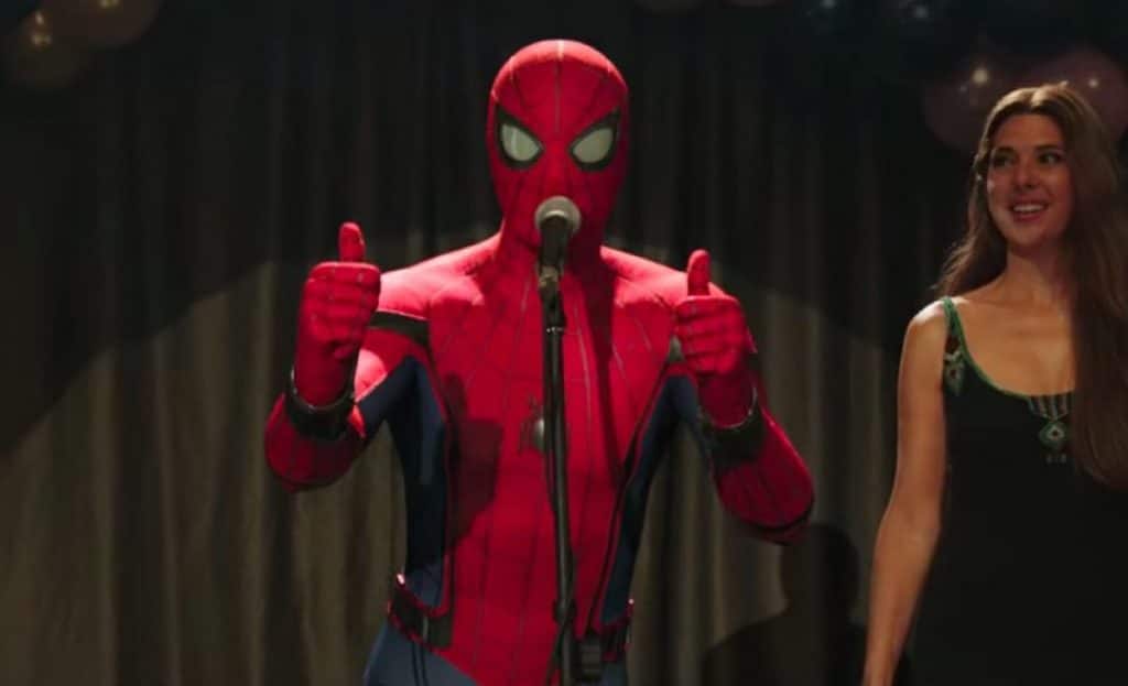 Tom Holland in original Spider Man suit in Far from Home's trailer