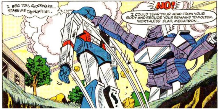 transformers megatron generation one comic