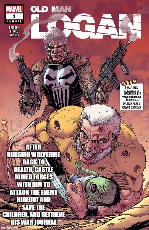 old man punisher logan join forces