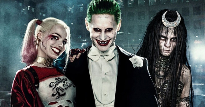Harley, Joker and Enchantress in Suicide Squad