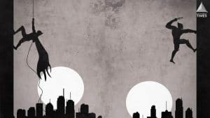 Superheroes Play Elevator Is Lava In These Gorgeous Illustrations