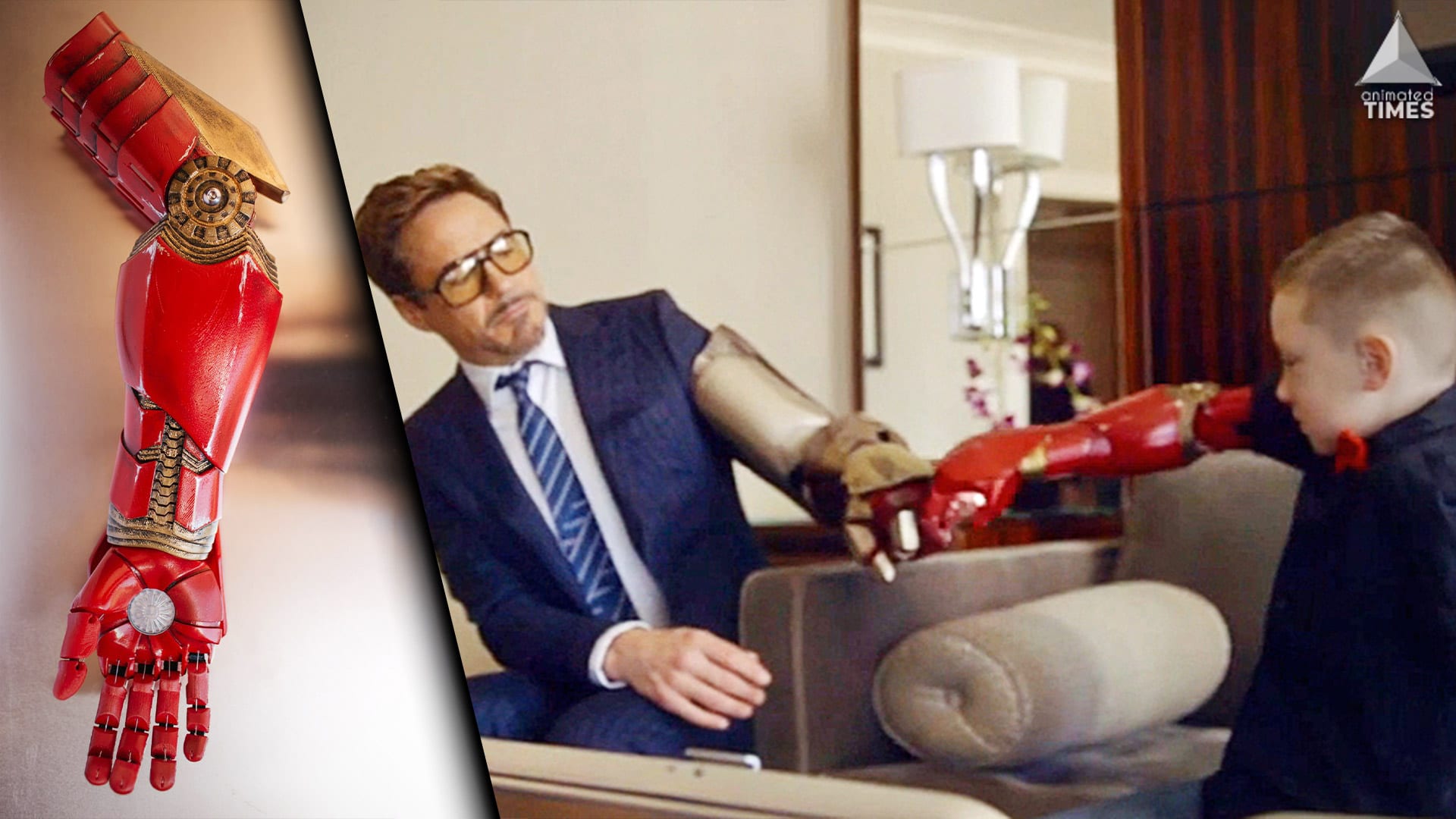 Robert Downey Jr. Surprises Kid With A Bionic Arm In True Iron Man Style