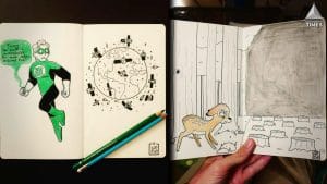 Characters Battling Pollution