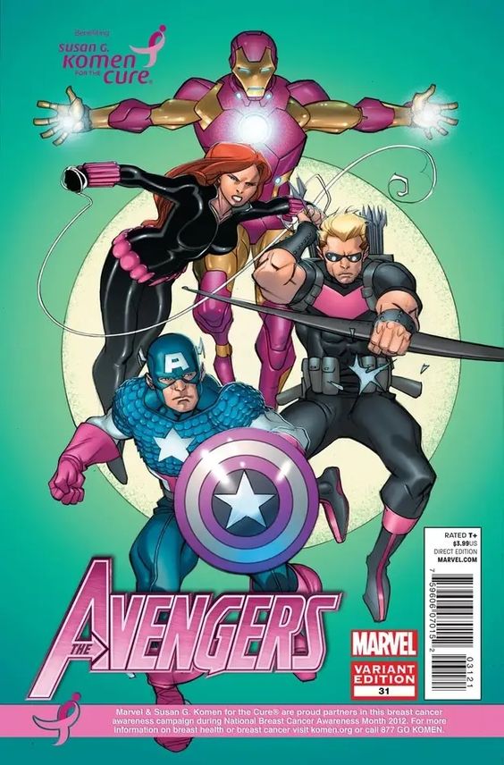 Breast Cancer Awareness: Marvel Heroes Join Forces To Defeat An Enemy