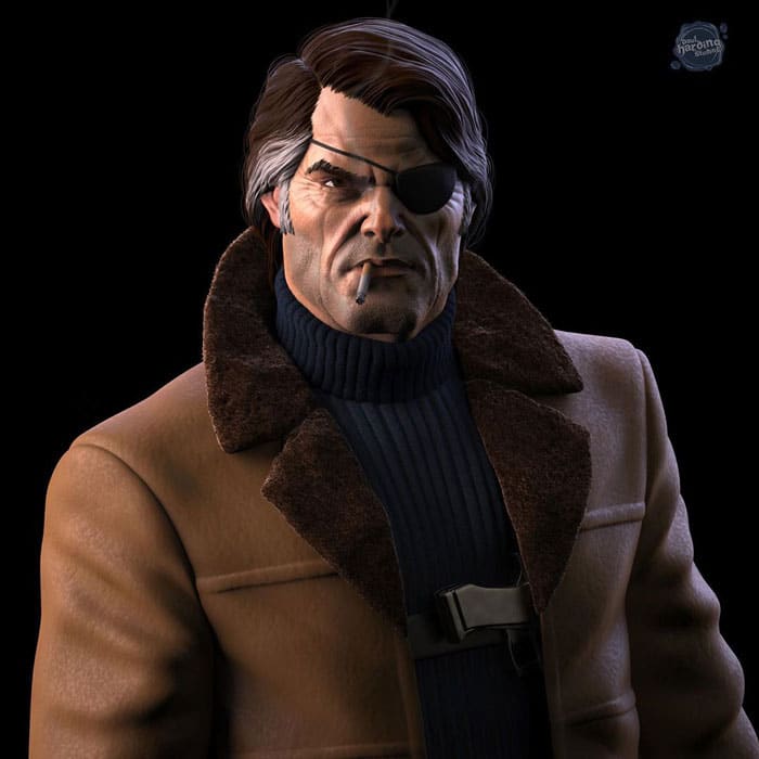 Nick Fury as 70s Marvel character