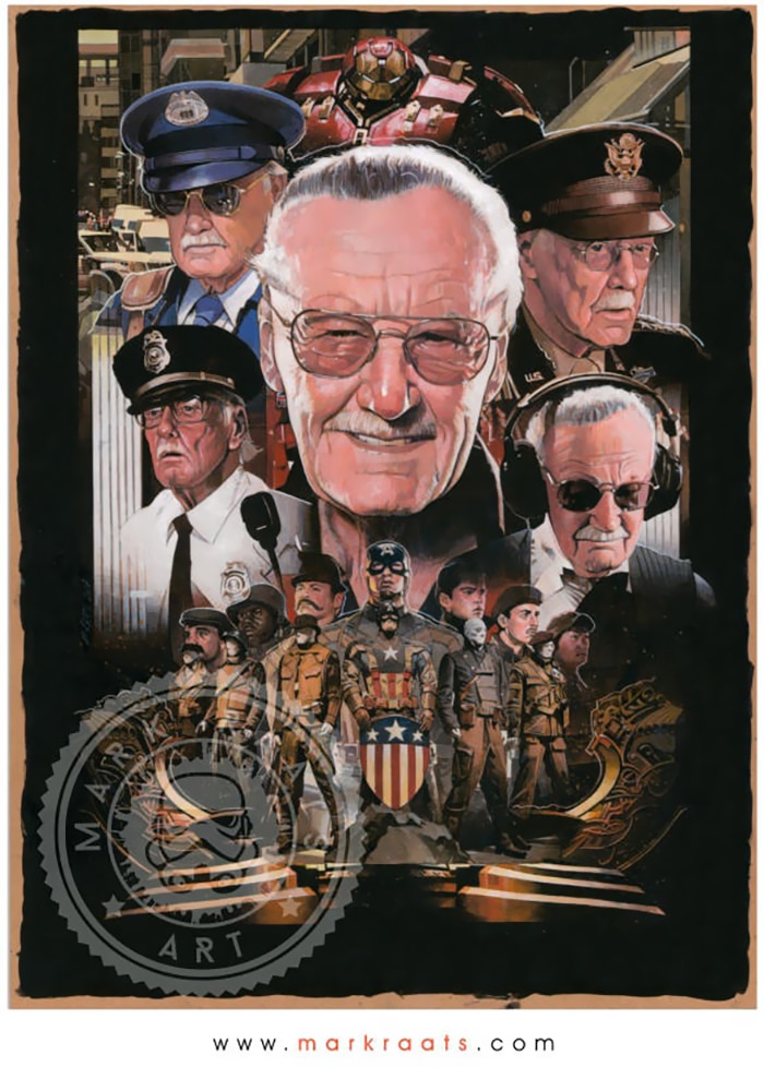 All the cameos of Stan Lee in one picture