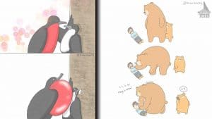 Taiwanese Artist Creates 10 Entertaining Animal Comics