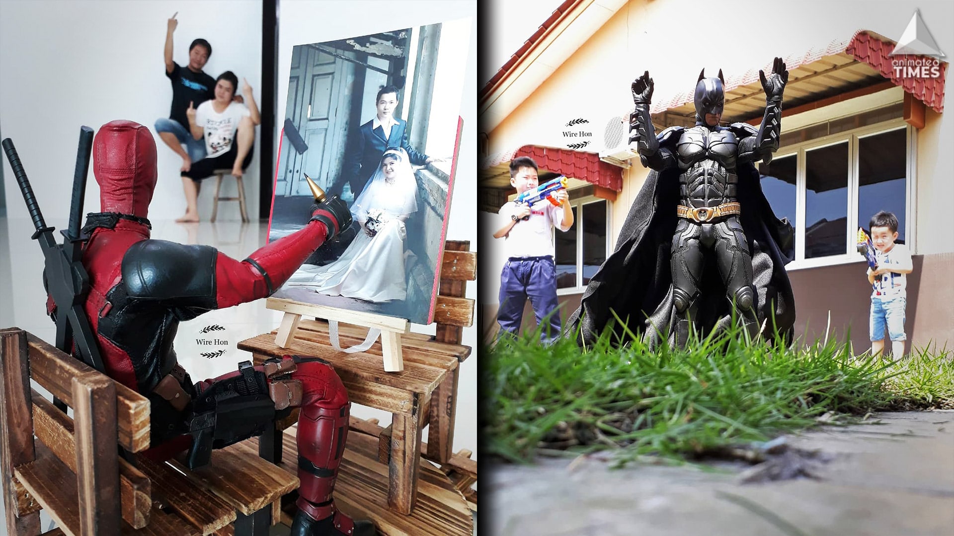Superhero Toys: Malaysian Man Creates Realistic Scenes Using Smartphones and Toys