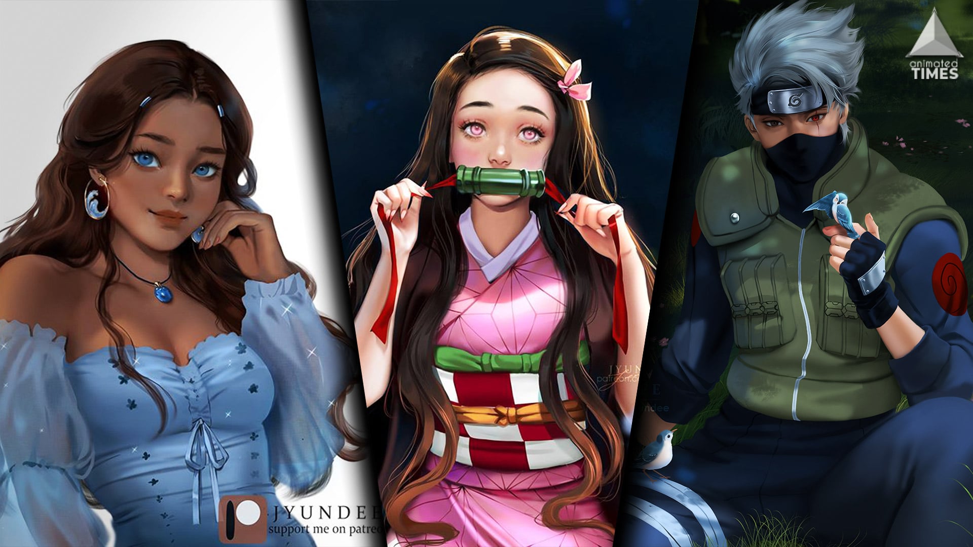 A Korean Artistic Rendition Of Some Famous Characters