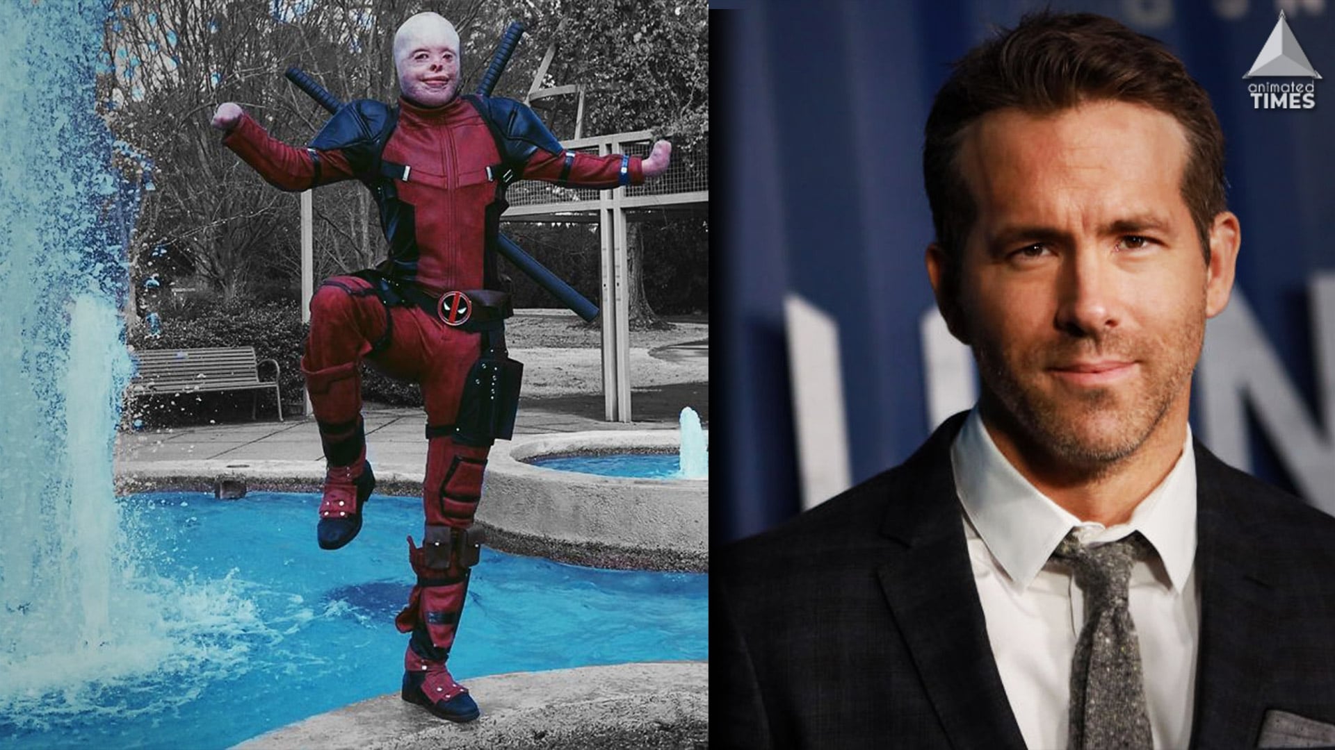 Burn Victim Cosplaying Deadpool Receives A Great Reply from Ryan Reynolds