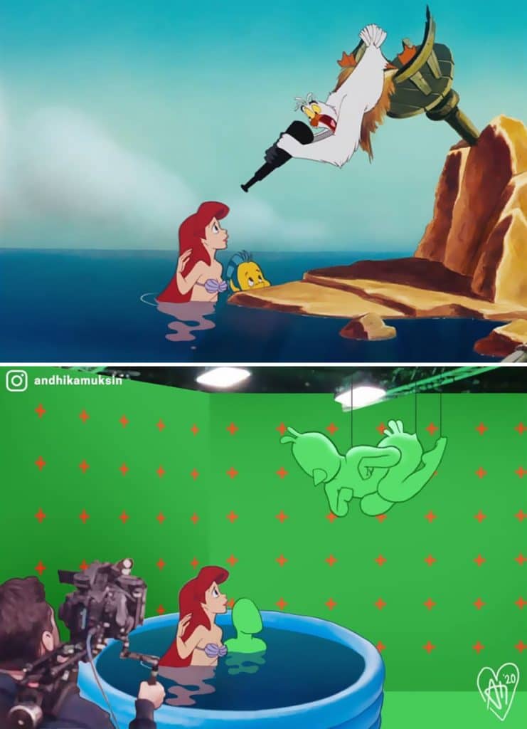 Ariel & Flounder - The Little Mermaid
