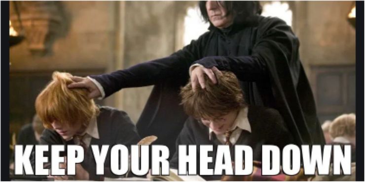 Harry Potter Snape Meme He Was Hard On Harry