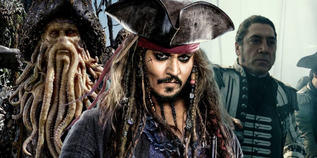 Johnny Depp Jack Sparrow Davy Jones Pirates of the Caribbean