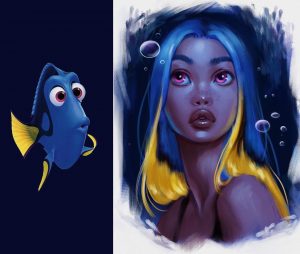 Artist Gives A Stylized Makeover To Our Favorite Disney Animals