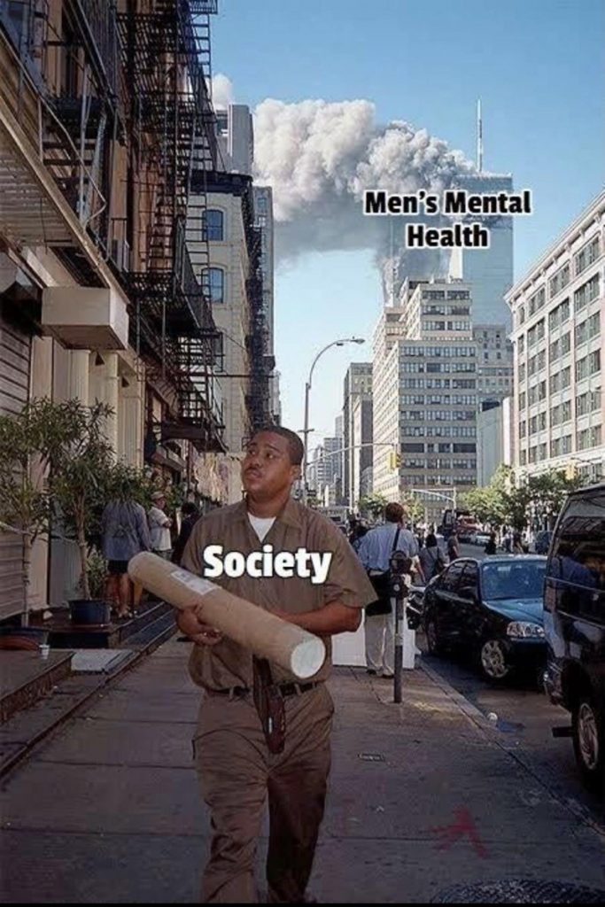 person mens mental health society
