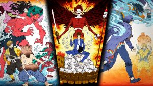 This Is How Modern Japanese Anime Would Look Like If Drawn By Ancient Japanese Artists
