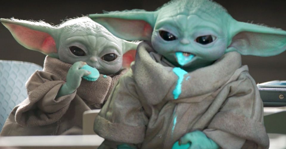 Baby Yoda Eating Cookies and Being Sick in The Mandalorian Season 2