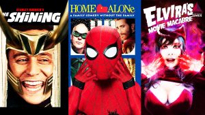 Artist Puts Marvel Characters On Well-known Film Banners.
