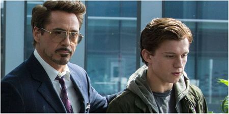 Tony Stark took Peter's suit 