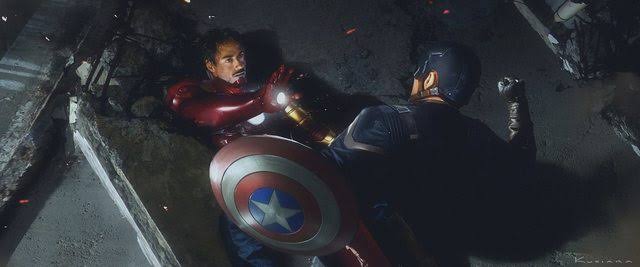 Captain America final battle scene in Civil War 