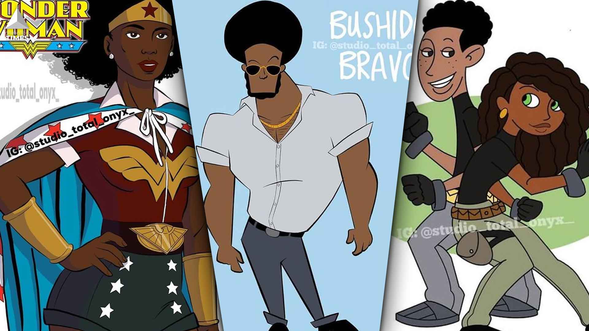 An Artist Reconsiders Popular Cartoons With Black Characters To Raise Awareness