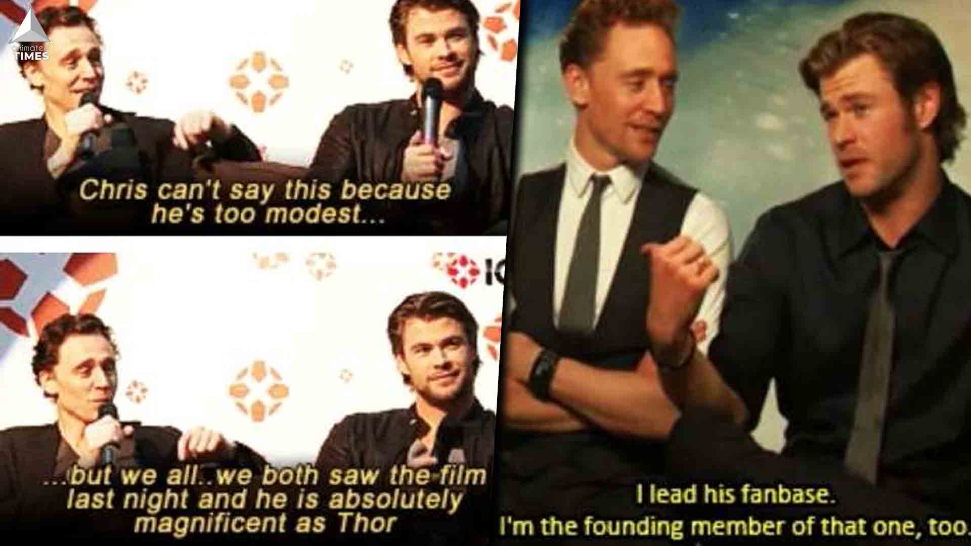 Moments Proving Chris Hemsworth & Tom Hiddleston Have Better Bond Than Thor & Loki