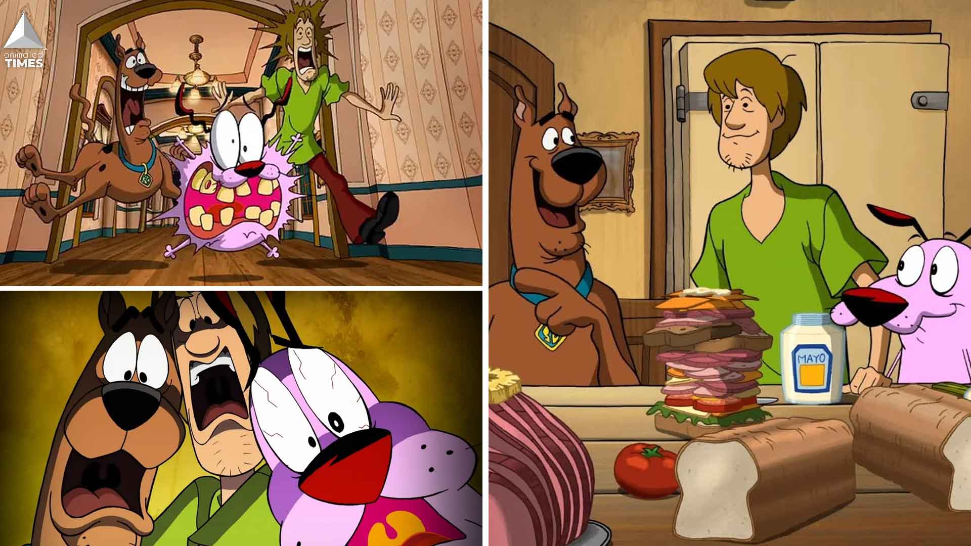 Scooby- Doo and Courage The Cowardly Dog Finally Have A Crossover !