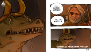 Croki’s Tragic Backstory Revealed in Stunning Loki Fan Comic