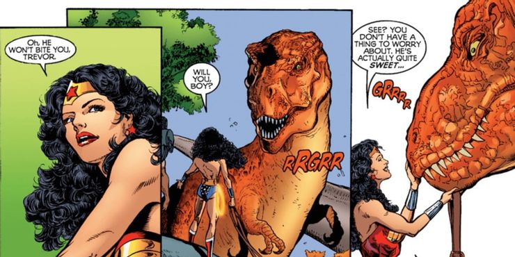 Wonder Woman Dinosaur