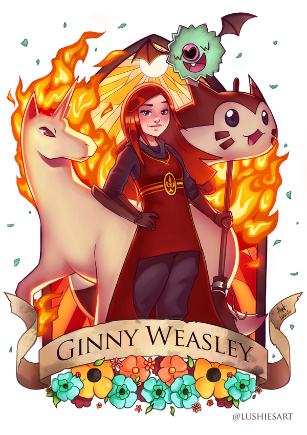 pottermon ginny weasley by lushies art ddh3who fullview