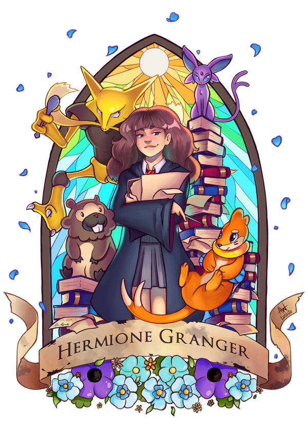 pottermon hermione granger by lushies art ddc3wov fullview