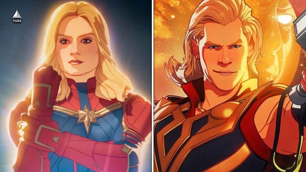 Captain Marvel Overpowers Thor’s Enchanted Mjolnir