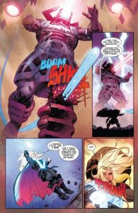 Galactus Fights Thor