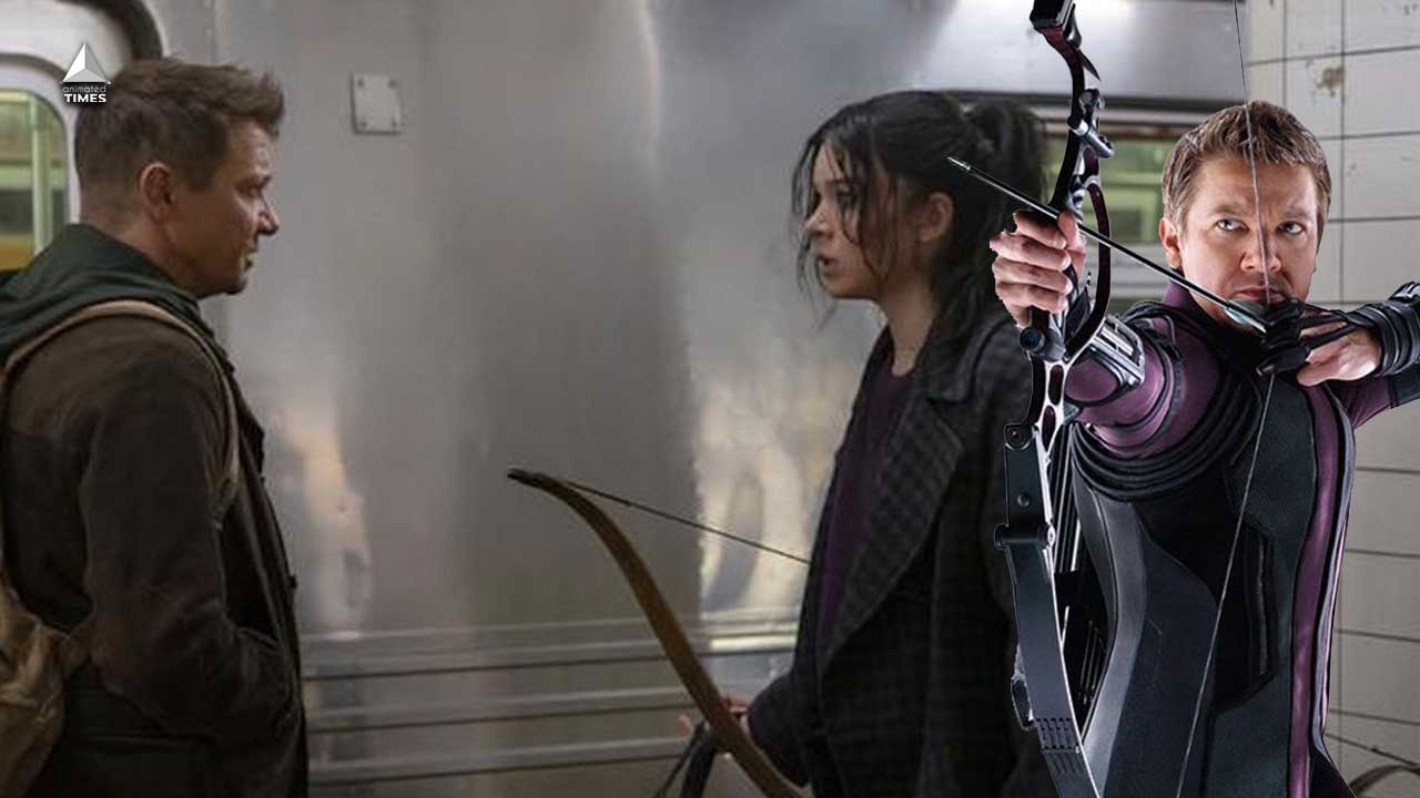 NEW Hawkeye Images Show Kate Bishop Clint Lucky1