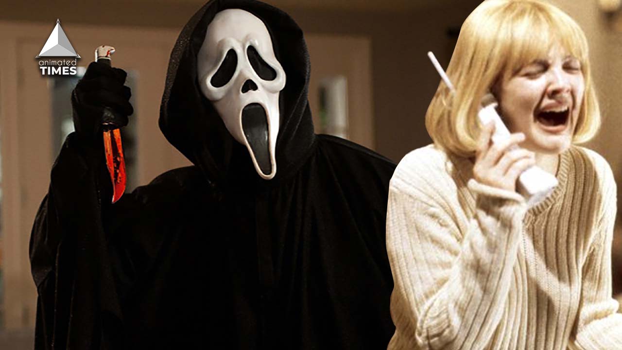 In A New TikTok Video Scream Star Drew Barrymore Receives A Call From Ghostface