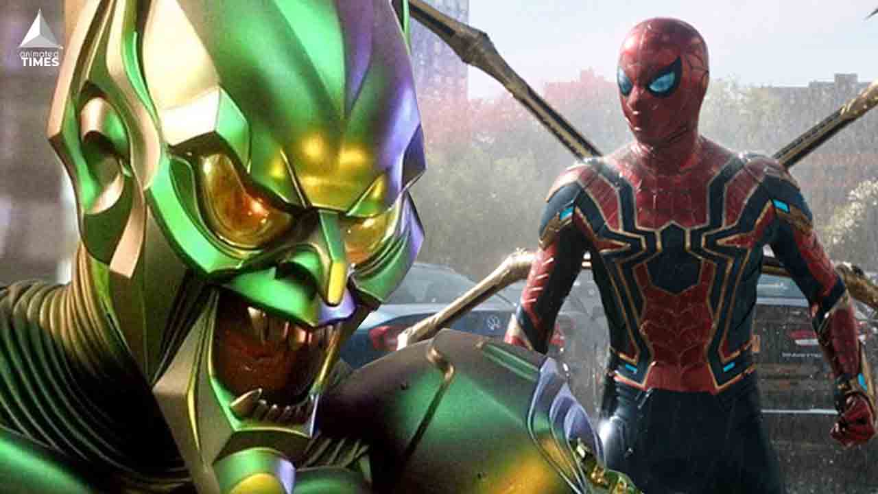 Spider Mans Green Goblin Mask Resembles Right With The Original Animatronic Mask From Comics