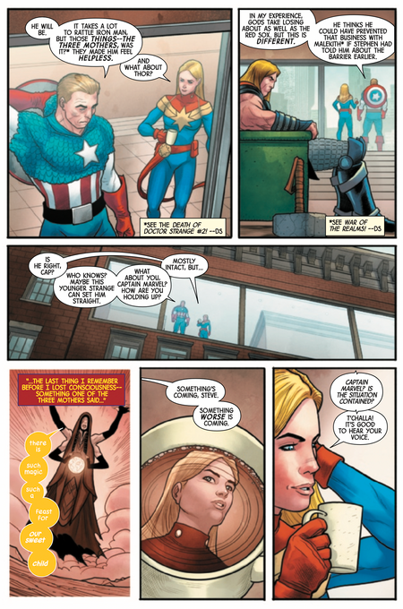 Captain America Marvel Thor