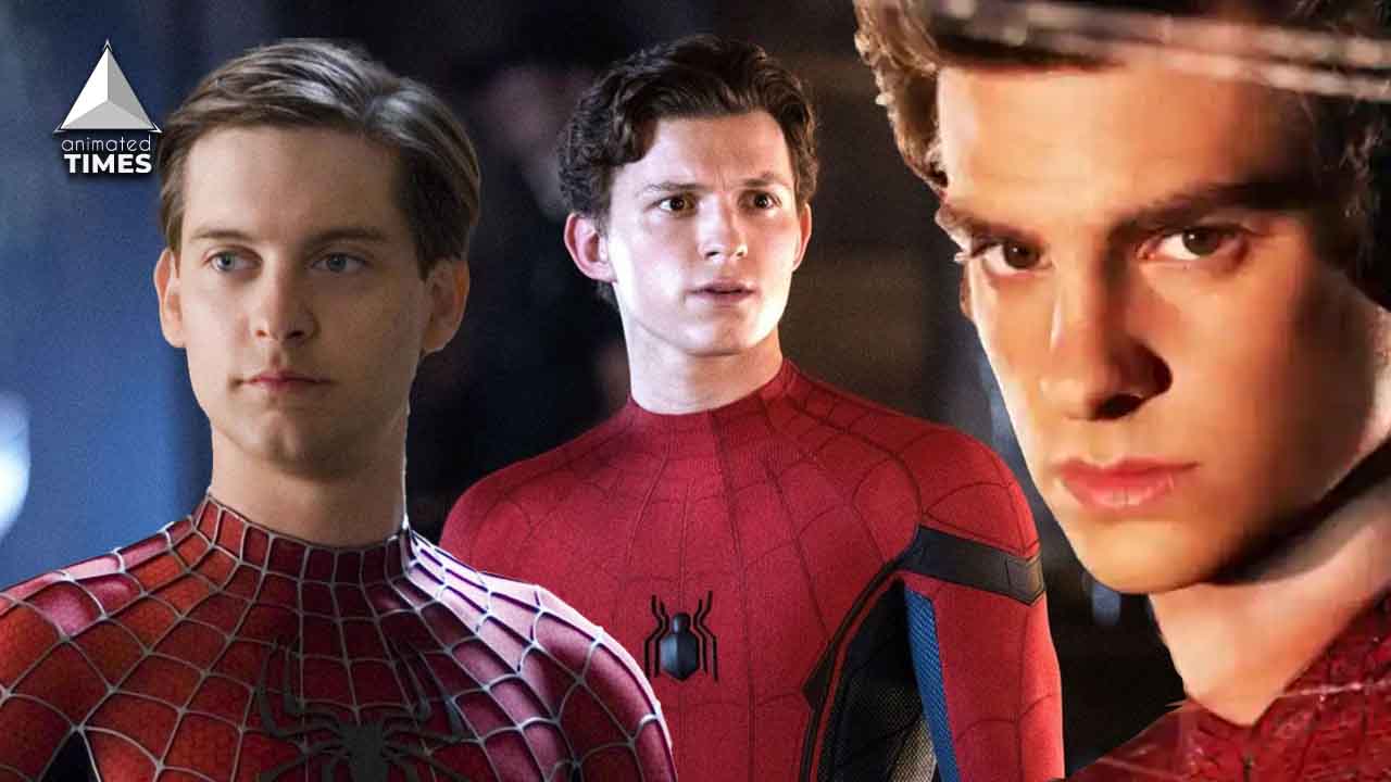 In A Leaked No Way Home Pic, Tobey Maguire And Andrew Garfield Are Dressed Up With Tom Holland