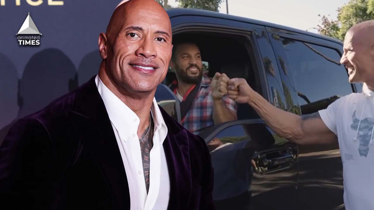 In A Touching Video The Rock Donates His Personal Custom Truck To A Veteran